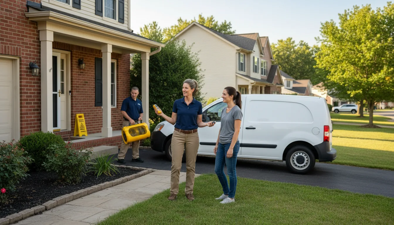 Water restoration image for Dehumidification And Cleanup Services in Monroe, OK